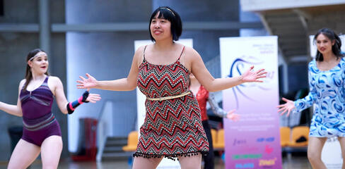Caryl Loria Illana dancing with Spiritus Dance Company Caryl Loria Illana dancing with Spiritus Dance Company